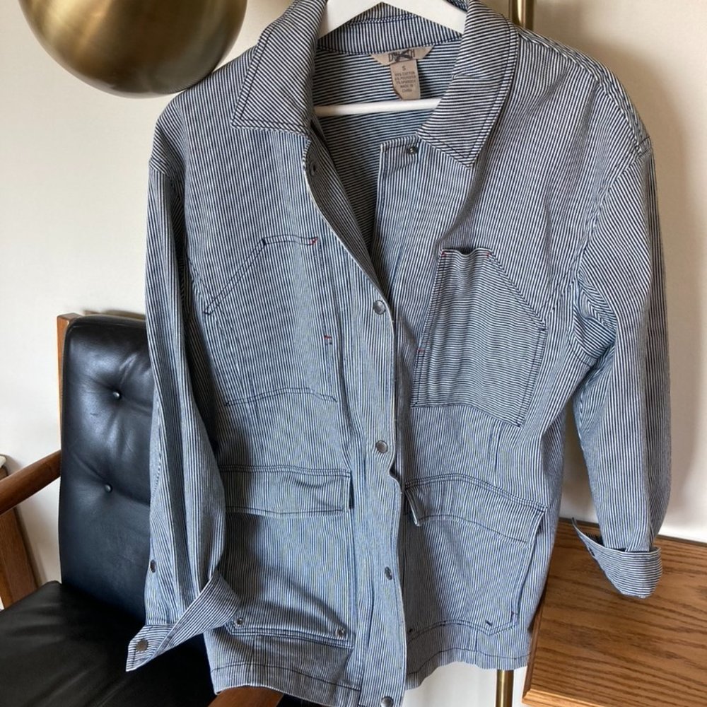 Duluth Trading striped jacket Size S Fits S/M/L